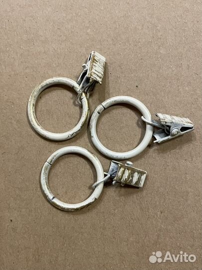 Кольца для штор на тонкий карниз