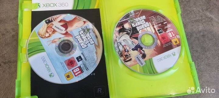 Диски на xbox 360 gta 5