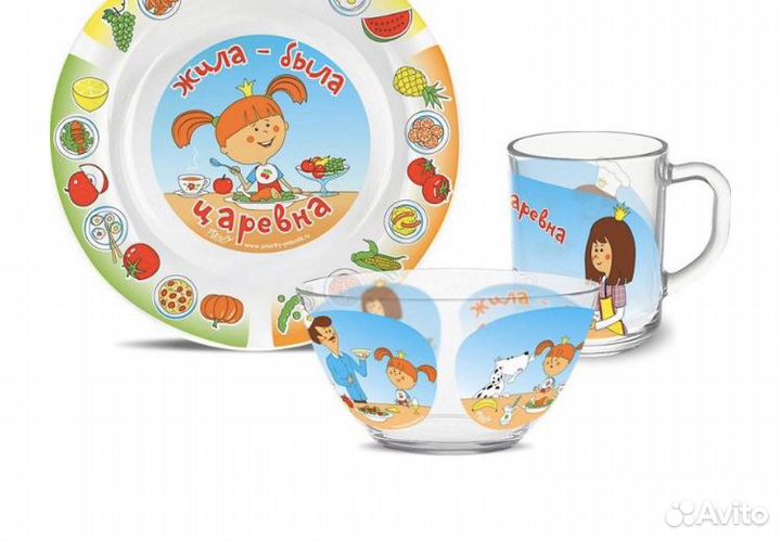 Новый Набор детской посуды PrioritY 