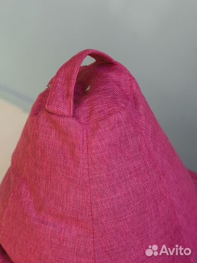 Кресло Мешок Груша Розовая Рогожка (XL, Классическ