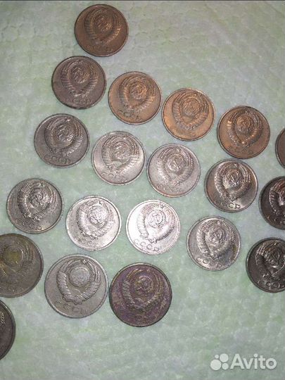 Монеты СССР 10-15-20 коп