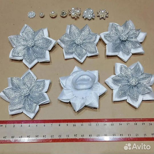 Резиночки для волос ручной работы