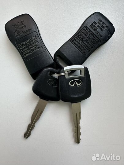 Комплект ключей infiniti Инфинити
