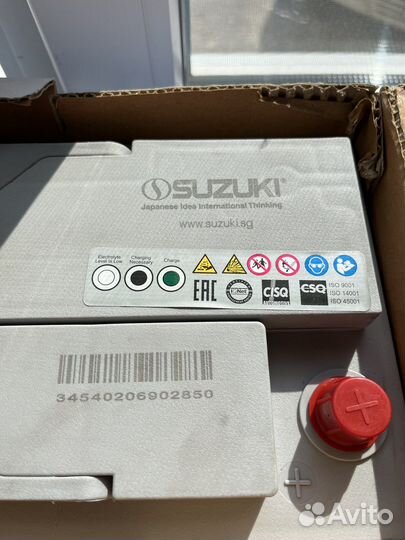 Аккумулятор Suzuki 100Ач
