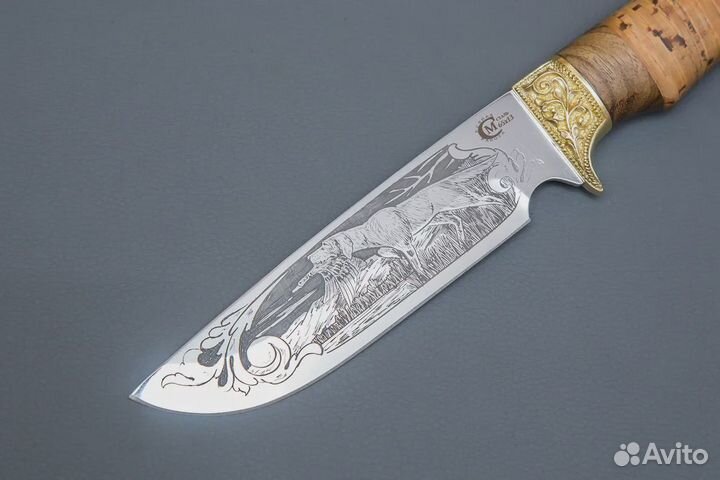Нож охотничий «Лорд» 65х13 с гравировкой