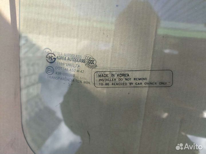 Стекло переднее правое Kia Carnival 2
