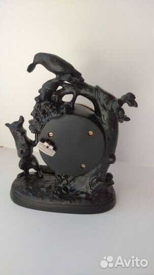 Часы, Ворона и Лисица. Касли 1965. СССР. На ходу