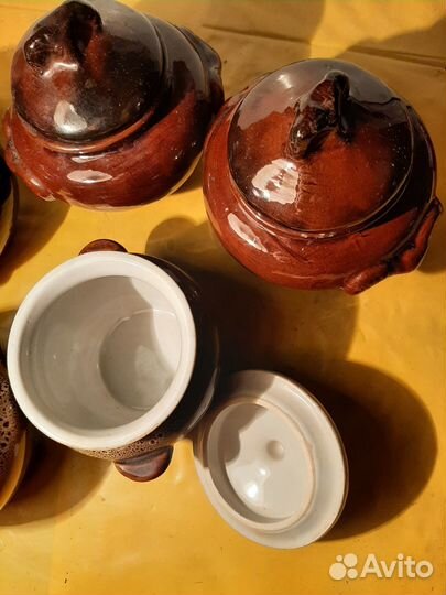 Керамические горшочки для приготовления блюд