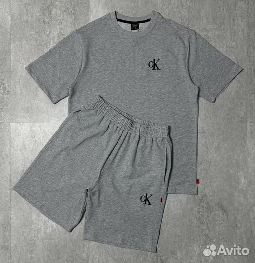 Летний костюм calvin klein шорты+футболка