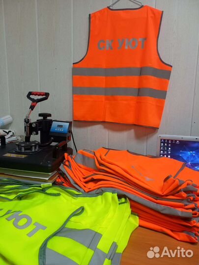 Печать на футболках, жилетах, толстовках