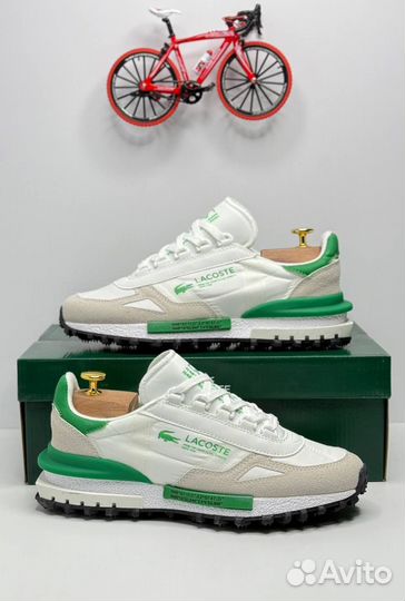 Кроссовки мужские белые Lacoste