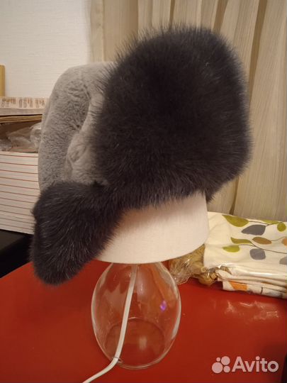 Шапка ушанка женская
