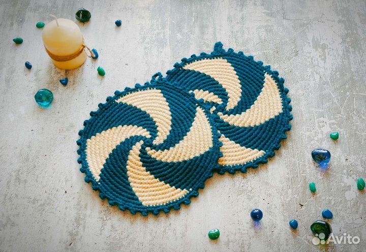 Прихватки вязаные