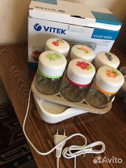Йогуртница vitek на 6 стаканчиков
