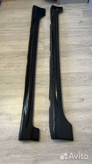 Накладки на пороги mugen для honda civic 4d