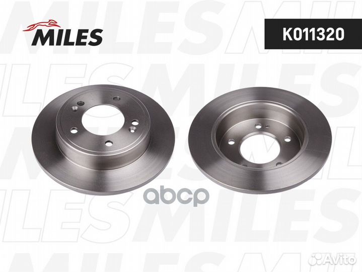 Диск тормозной задний D262мм hyundai Creta 2WD