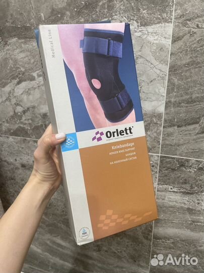 Бандаж на коленный сустав orlett размер s