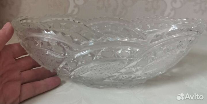 Салатник хрустальный 