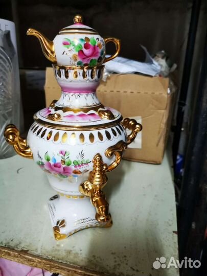 Самовар СССР гжель