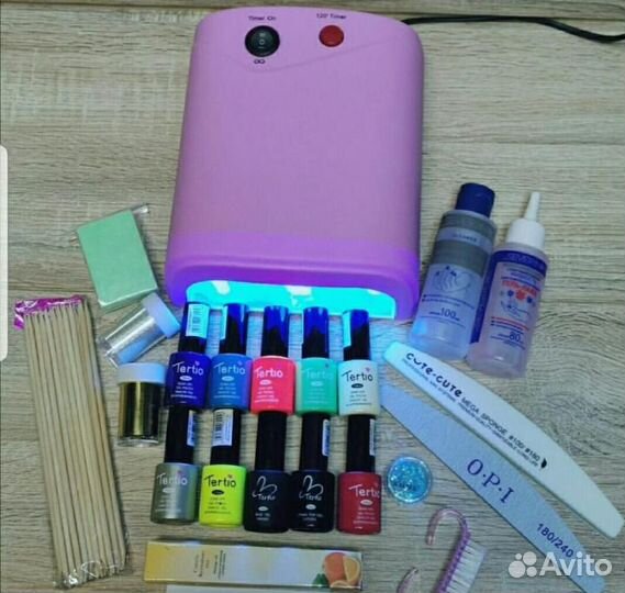 Набор для маникюра и педикюра с гель лаками