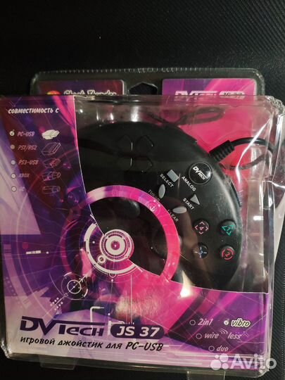 Геймпад DVTech JS37, проводной джойстик для пк