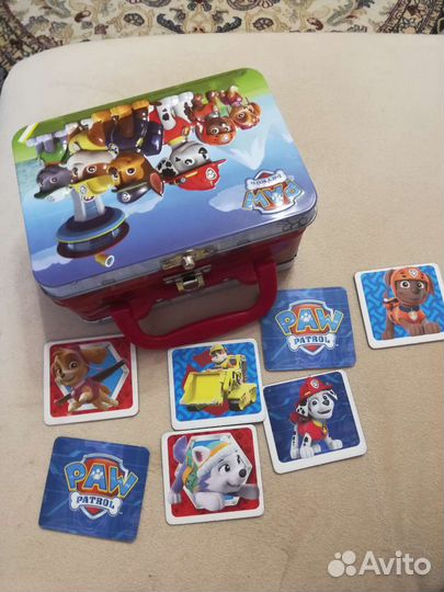 Щенячий патруль. Игра карточки, браслет