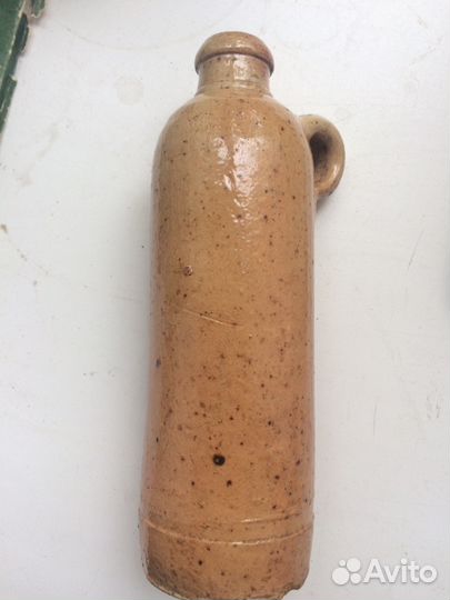 Бутылочка керамическая