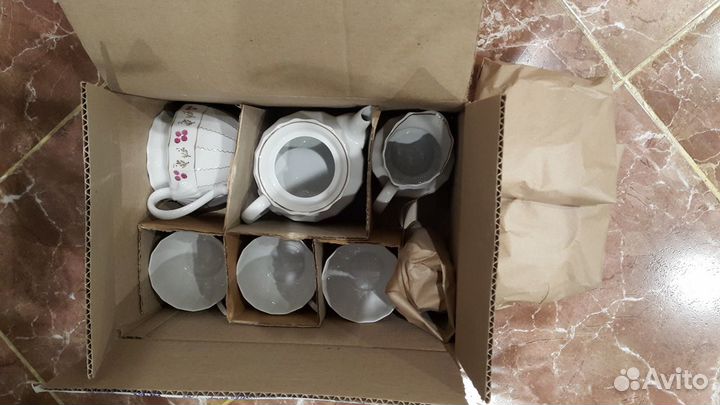 Фарфоровый сервиз чайный Лесная сказка