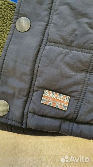 Жилетка superdry утеплённая унисекс, размер М