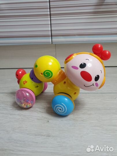 Игрушка музыкальная гусеница / умный жук