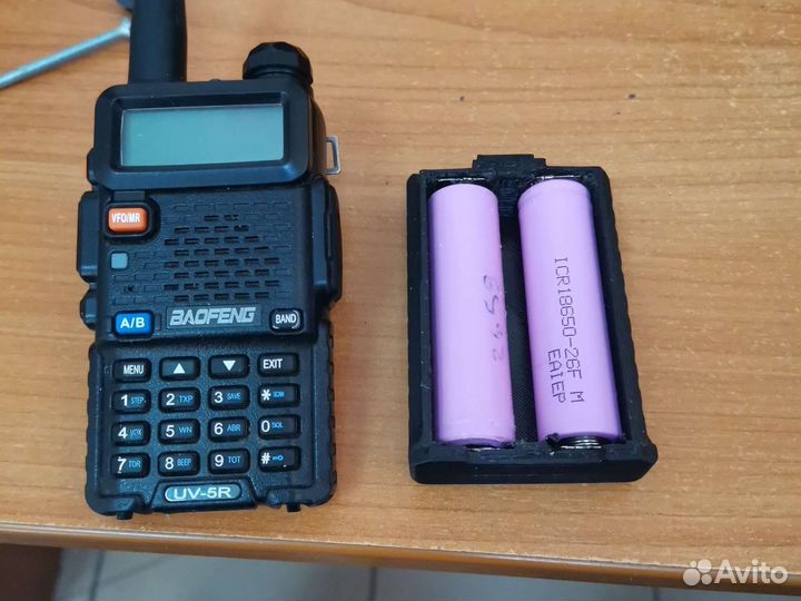 Бокс холдер 18650 Baofeng UV-5R DM-5R UV-8HX