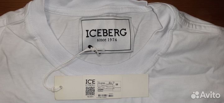 Футболка iceberg белая + черная