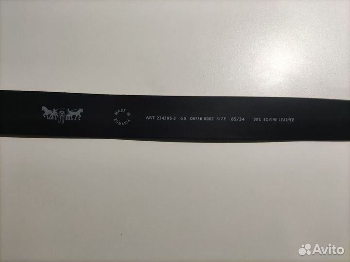 Levi's ремень кожаный, оригинал