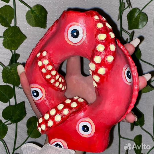 Глиняный подсвечник