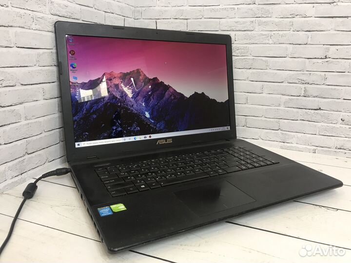 Большой мощный ноутбук Asus 17.3д/Nvidia/гарантия