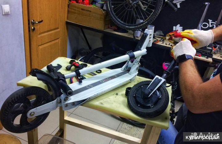 Ремонт электросамокатов и электромотоциклов