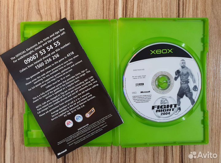 Xbox original / Xbox 360 Fight Night 2004 Лицензия