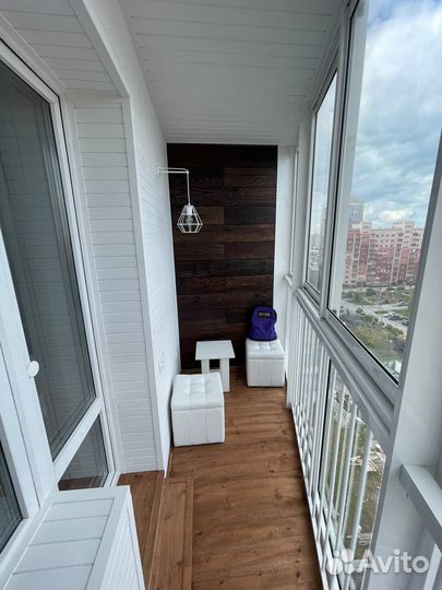 Отделка балкона под ключ в Красноярске Арт. 38