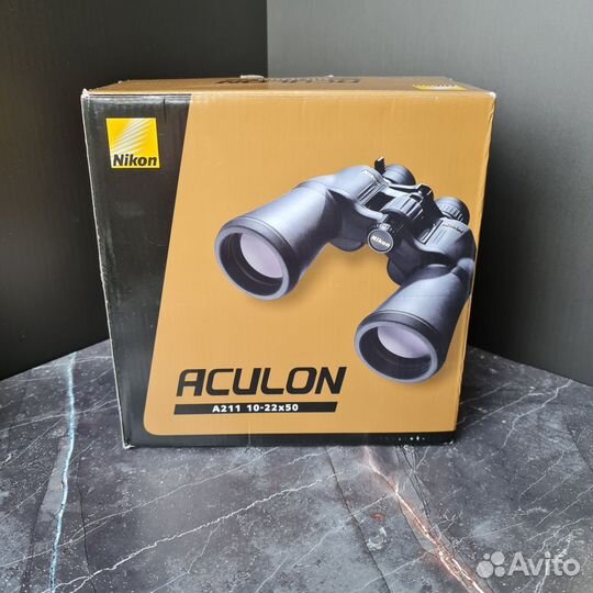 Новый бинокль Nikon Aculon A211 10-22x50