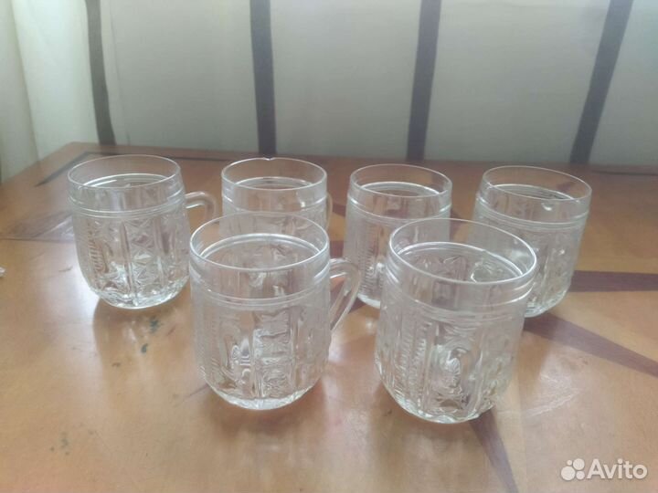 Стаканы раритетные 80 годов, 6 шт