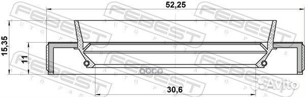 Сальник привода subaru legasy B11-14 94-15 95HB