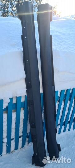 Накладки на пороги лексус RX