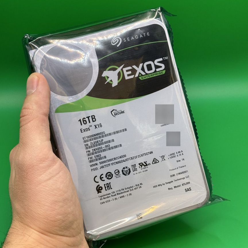 [ST16000NM002G] 16тб Seagate Exos
