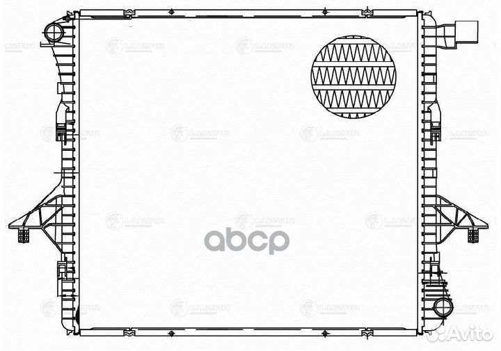 Радиатор системы охлаждения LRc 182H LRC182H luzar
