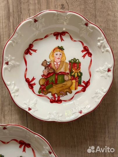 Посуда villeroy boch новогодняя: кружки, миски