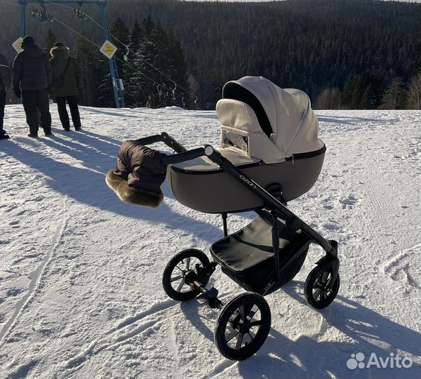 Коляска 2 в 1 эко кожа