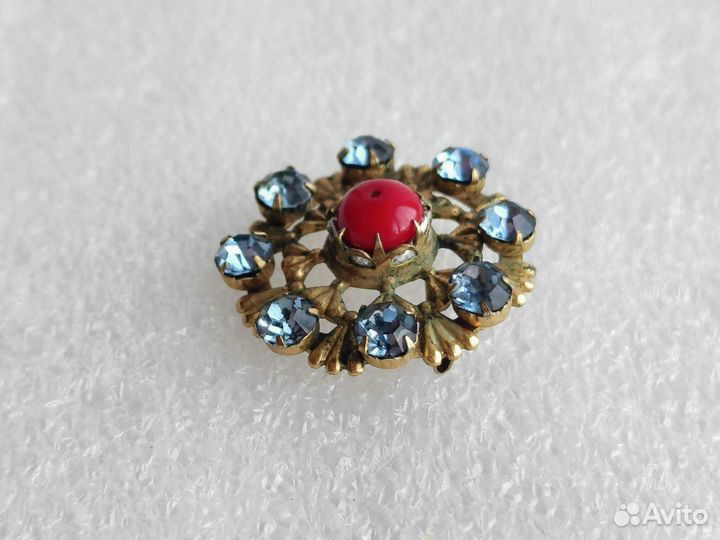 Советский Винтаж Бижутерия Брошка Красивая