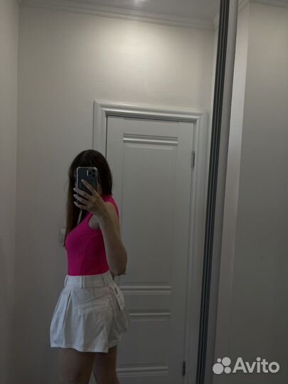 Шорты белые хлопковые