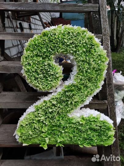 Цифра 2 на день рождения