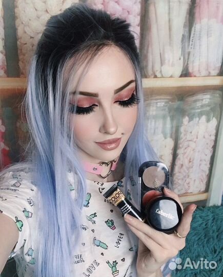 Парик lace front натуральный пробор